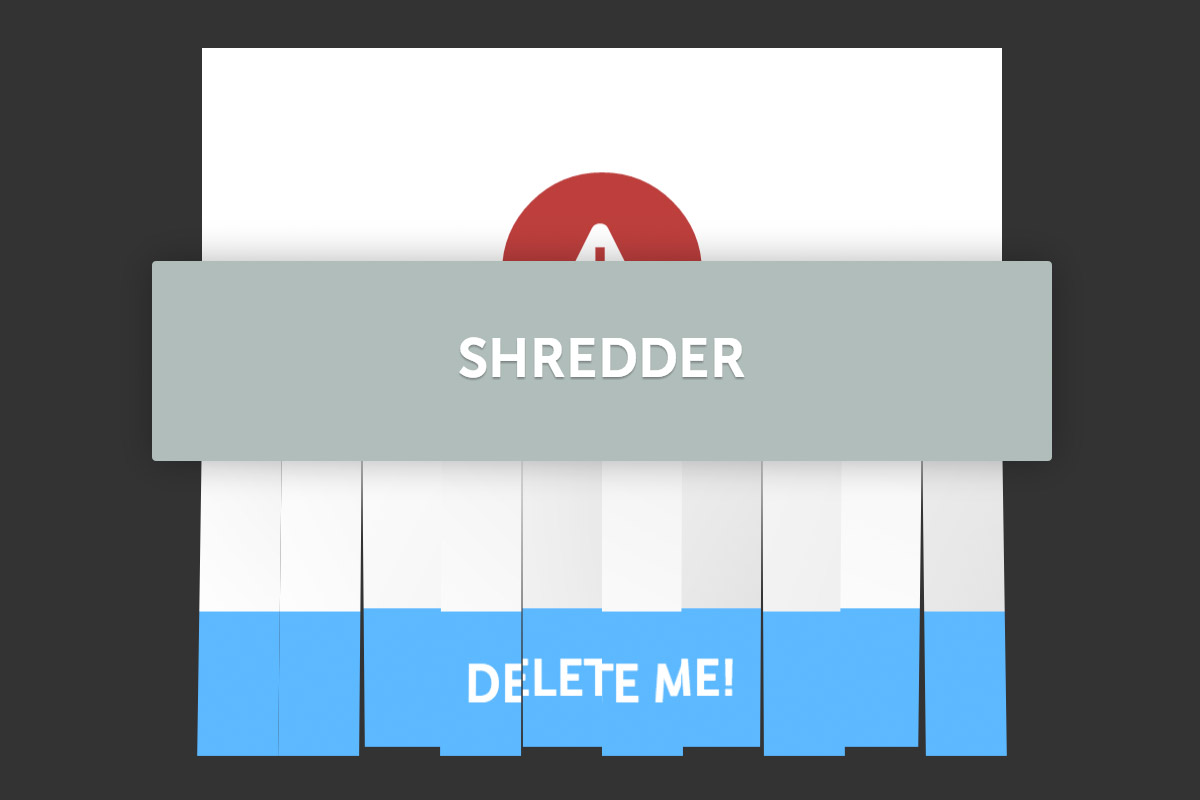 CSS Delete Button: Making a Shredding Machine with CSS3 | InsertHTML