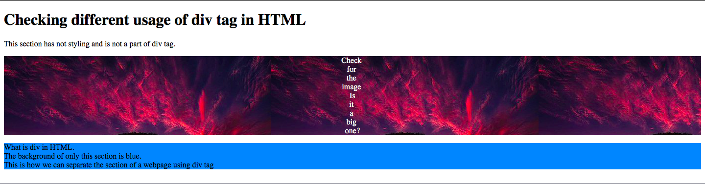 What Is div In HTML?